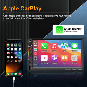 7 inch 2 din phổ không dây Carplay <span class=keywords><strong>Android</strong></span> Auto Youtube âm nhạc đa phương tiện <span class=keywords><strong>Player</strong></span> cho TOYOTA Honda Hyundai Kia Xe đài phát thanh - Product Image 3