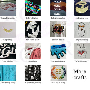 T-shirts pour hommes en gros, haute qualité, 100% coton, 220 GSM, grandes tailles, impression personnalisée - Product Image 6