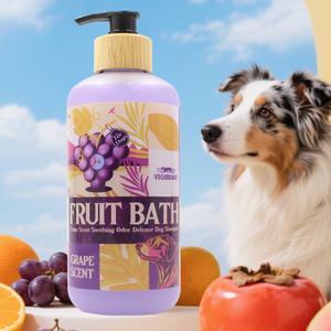 Venta al por mayor directa de fábrica, champú <span class=keywords><strong>para</strong></span> lavado de perros, desodorización de mascotas y champú de limpieza profunda del cabello, 500ml, aroma de fruta Natural - Product Image 2