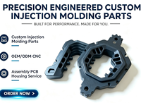 Service de moulage par injection plastique sur mesure et découpe, usinage CNC, pièces plastiques industrielles en PP, PVC, POM, ABS, Nylon, PA66