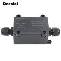 Boîte de gestion de câbles FSH711A en plastique avec 2 fentes ouvertes, organiseur de câbles pour multiprise, routeur, hub USB