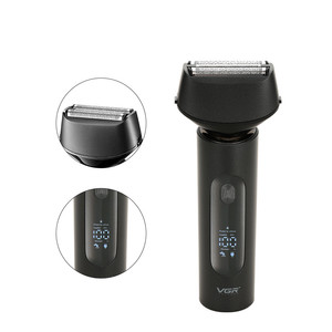 เครื่องโกนหนวดไฟฟ้า VGR V-382 IPX6 แบบฟอยล์ สำหรับมืออาชีพ เครื่องตัดแต่งขนบนใบหน้าไร้สาย สำหรับผู้ชาย ชุดอุปกรณ์ตกแต่งหนวดเครา - Product Image 6