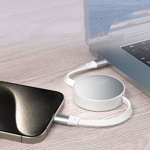 منتجات جديدة: كابل بيانات سريع من نوع C بقدرة 240 واط للشحن السريع، قابل للسحب باتجاه واحد واتجاهين، للهواتف المحمولة وأجهزة الكمبيوتر المحمولة، كابل شحن USB صغير بطول 1 متر - Product Image 4