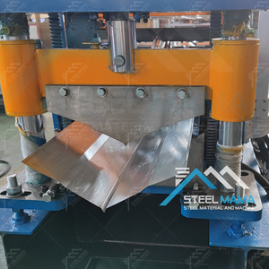 Production professionnelle de haute qualité entièrement automatique 416 acier faîtage capsulage toit feuille rouleau formant la Machine - Product Image 5
