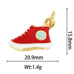 Animal Oil Drop Pendant Mixed Shapes Copper Plated For Necklace Making DIY Jewelry Accessories Dolphin Rabbit Dinosaur Giraffe - Product Image 3