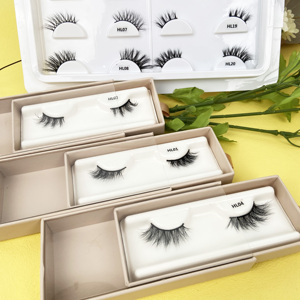 Vente en gros des demi-cils les plus populaires Oeil de chat Tige noire Faux cils Queue allongée Demi-oeil Cils naturels - Product Image 4