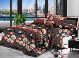 Vente en gros de drap de lit en microfibre 100 polyester, impression de tissu personnalisé pour ensemble de drap de lit pour oreiller - Product Image 4