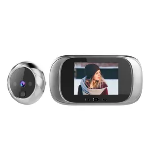इलेक्ट्रॉनिक दृश्य घंटी वीडियो peephole दरवाजा सुरक्षा कैमरों