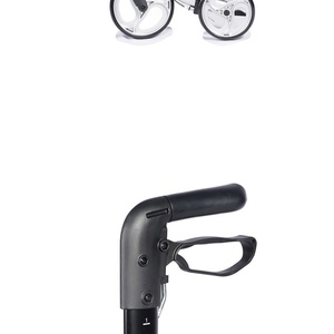 <b>Walker</b> & <b>Rollator</b> 4wheel with Seat Cane Chair Height Adjusts Walking Aid for Elderly Handicap - Product Image 4