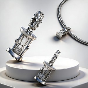 Venta al por Mayor <span class=keywords><strong>de</strong></span> Joyería <span class=keywords><strong>de</strong></span> Alta Calidad, <span class=keywords><strong>Plata</strong></span> 925, Bañada en Oro Rosa, Compatible con <span class=keywords><strong>Pandora</strong></span>, Colgante <span class=keywords><strong>de</strong></span> Corazón con Circonita, Decoraciones Originales <span class=keywords><strong>de</strong></span> Navidad - Product Image 2