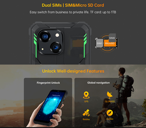 OUKITEL WP32, Teléfono Android 13 con Pantalla HD+ de 5.93'', NFC, Potente Procesador Octa-Core T606, Batería de 5800mAh, Cámara Trasera de Alta Resolución, Teléfono Móvil Resistente, 4GB+128GB - Product Image 6