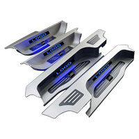 Intérieur de luxe style VIP pour Toyota Alphard Vellfire Lexus LM, plaque de protection de seuil de porte LED en aluminium, série AH20 30 40