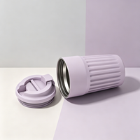 Nouvelle conception, gobelet isotherme en acier inoxydable à double paroi de 12 oz, anti-fuite, sans BPA, pour thé à bulles, bière et café, vente en gros