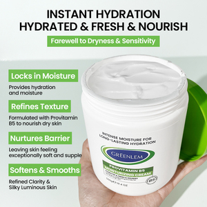 도매 공급 프로 비타민 B5 보습 크림 | 72 시간 수분 공급 | 민감한 피부를 위한 진정 및 수리 | - Product Image 4