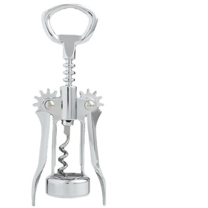 Sacacorchos de acero inoxidable con abridor de tapas de botellas para botellas de vino tinto y cerveza, diseño plano, herramienta multifuncional - Product Image 5