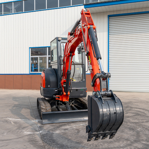 Nouvelle mini-excavatrice sur chenilles agricole diesel de haute qualité fabriquée en Chine avec moteur Yanmar, cabine, pompe et moteur KYB - Product Image 4