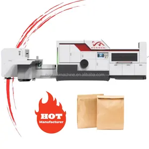 Easy to Operate Square Bottom Craft Paper Bag Making Production Machine Machines To Make Paper Bags