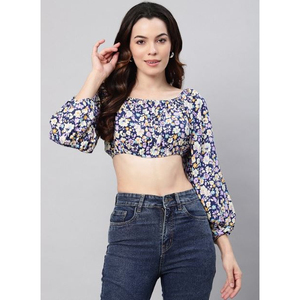 <b>Top</b> Quality Designer Party Wear Girls <b>Top</b> Stylish Summer Wear Girls <b>Top</b> From India Supplier At Bulk Price - Product Image 1