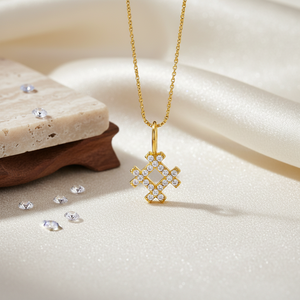 Charm cuadrado hecho a mano, joyería de plata de ley 925 turca, diseño de moda, colgante - Product Image 3