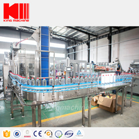 Ligne complète de production automatique d'eau en bouteille Machine d'embouteillage d'eau minérale potable