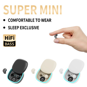 Écouteurs TWS ultra-petits 3 mm, Bluetooth 5.0, suppression du bruit, intra-auriculaires, sans fil, mini, avec charge Type C, pour le sommeil - Product Image 2