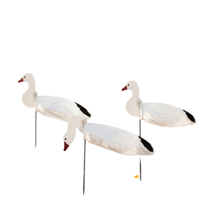 Gänse-Attrappen EVA Realistische Jagd-Windsack-Attrappen Set Stabile Bodenpfähle Antireflektierende Matte Körper 12 Stück auf Lager - Product Image 1