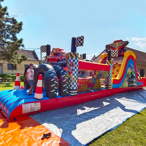 Pista de obstáculos inflable gigante para exteriores, para adultos, tipo parcours d'obstacles gonflable. - Product Image 2