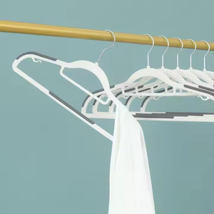 US Style ABS Plastic Coat <strong>Hangers</strong> <strong>Multi</strong>-Layer Tie Organizer for Clothes Bags Tools-Non-Slip Fabric <strong>Hangers</strong> for Travel - Product Image 5