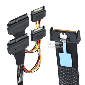 MCIO 74 Pin PCIe GEN <span class=keywords><strong>5</strong></span> a U.<span class=keywords><strong>3</strong></span> (SFF-8639) cavo-100CM - Product Image 5