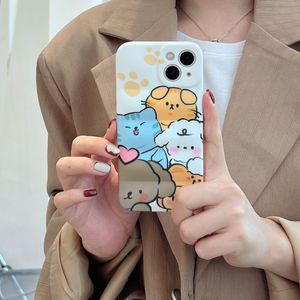 Funny Cute Small Animals Pattern Design Funda de teléfono esmerilada de silicona suave a prueba de golpes para iPhone 14 14 Pro Max - Product Image 2