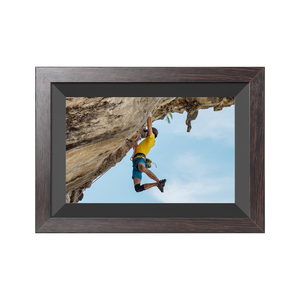 Marco de Fotos Digital con Pantalla Táctil WiFi de 10 Pulgadas, Reloj, Marco de Madera, Compatible con <span class=keywords><strong>MP3</strong></span>/MP4, Resolución IPS de 1280x800, Almacenamiento de 1GB+32GB - Product Image 5