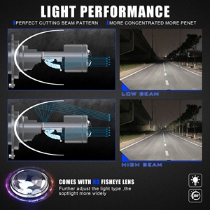 ไฟหน้าโปรเจคเตอร์ <span class=keywords><strong>LED</strong></span> รุ่นใหม่ Y6 สว่างพิเศษ เลนส์ขนาดเล็ก H4 หลอดไฟเลเซอร์ <span class=keywords><strong>LED</strong></span> 20000LM เลนส์โปรเจคเตอร์ <span class=keywords><strong>LED</strong></span> สำหรับรถยนต์ - Product Image 4