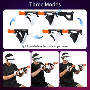 VR Gunstock <span class=keywords><strong>PSVR2</strong></span> Accessoires pour PS VR2 Contrôleur d'aspiration magnétique Gun Stock avec bandoulière Divers jeux VR Pistolet - Product Image 6
