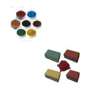 Pigment colorant pour ciment rouge, 120, peroxyde de fer