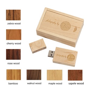 AiAude Gadgets Usb en bambou avec boîte Puce de mémoire Flash en <span class=keywords><strong>bois</strong></span> 32GB 64GB 128GB Crypter Expand Storage Wooden Pen Drive 3.0 2.0 - Product Image 5