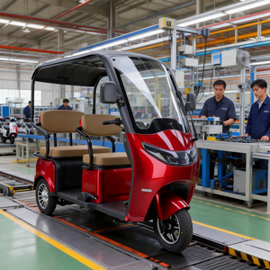 <span class=keywords><strong>Moto</strong></span> Tricycle Électrique Passager CEE 3 Roues avec Toit, Autonomie 100 km - Product Image 3