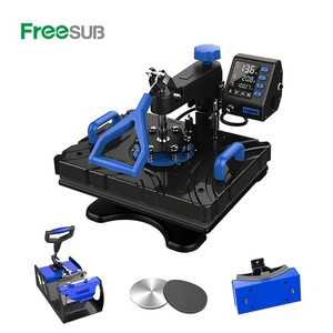 Freesub 5-in-1 Kombi-Transferpresse für Kappen/Hüte, T-Shirt-<span class=keywords><strong>Logo</strong></span>-Druckmaschinen für Kleinunternehmen P8100-5 - Product Image 6