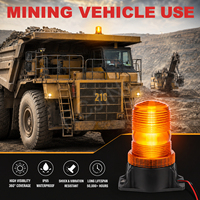 Nuevas Luces Estroboscópicas LED de Advertencia RCJ 12V/24V Baliza Magnética Intermitente Accesorio para Camiones y Vehículos de Construcción
