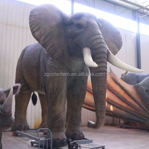 High Quality Lifelike Customizable Real Size Animatronic Elephant for Exhibitions in Variety of Site - Product Image 3
