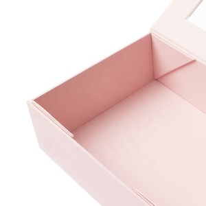 Flat Folding Collapsible <b>Cardboard</b> Magnetic Rigid Eco-Friendly Heavy-Duty Gift <b>Box</b> Recyclable Matte Finish Cosmetic Jewelry - Product Image 2