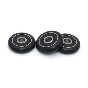 Manufacturer Supplies Wear-Resistant Plastic POM Tracks Rubber-Coated Pulleys Assembly Line Guide Wheels-Wholesale <b>Linear</b> Guides - Product Image 3