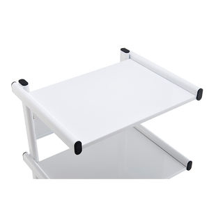 プロサロントロリーマッサージ美容ポータブル3棚金属アルミニウム素材カート - Product Image 3