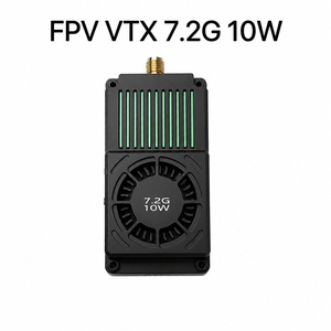 Transmisor de Video Inalámbrico FPV de Plástico de 7.2G y 10W con Antena, Accesorio de Transmisión de Señal Estable para UAV FPV de Largo Alcance - Product Image 4