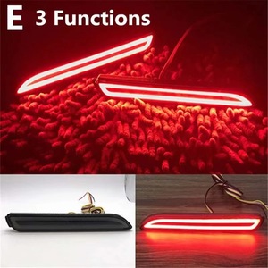 Reflector LED para Parachoques Trasero para <span class=keywords><strong>Toyota</strong></span> Camry, Wish, Alphard, Vellfire, Innova, Harrier, Luz de Circulación Diurna DRL, Luz de Freno Secuencial - Product Image 2