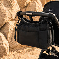 Sac à couches portable OEM étanche, organisateur de couches minimaliste, sac de poussette détachable, design léger pour les sorties courtes des parents