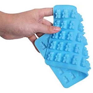 Homemade Gummy <b>Bear</b> Ice Cream Tool Non-Stick Silicone Trays with Droppers for Coffee & Beer Present in Box Packaging - Product Image 2