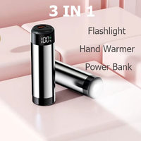 Gran oferta 2024 calentador de manos banco de energía calentador de manos 2 en 1 portátil USB banco de energía recarga calentador de manos
