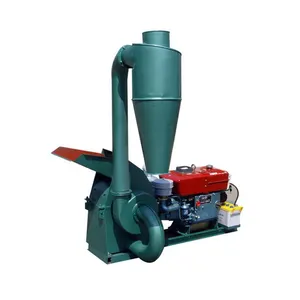 hot selling diesel engine cyclone hammer mill for grain corn powder