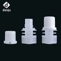 Bouchon de bec verseur moulé avec précision 8,6 mm, en plastique, avec bouchon à vis offert pour emballages de jus, sauces, cosmétiques et détergents
