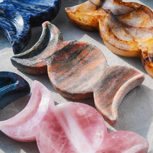 Cuenco de Cristal Curativo de 15 CM con Forma de <span class=keywords><strong>Caramelo</strong></span>, Hecho a Mano, de Alta Calidad, Grabado con Tema de Amor, para Regalo - YINGLAI - Product Image 5